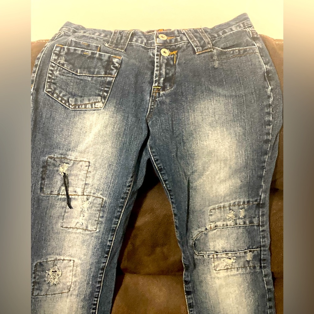 WOMEN’S JEANS “FLORIST” SIZE 8/ 40 EURO LIKE NEW